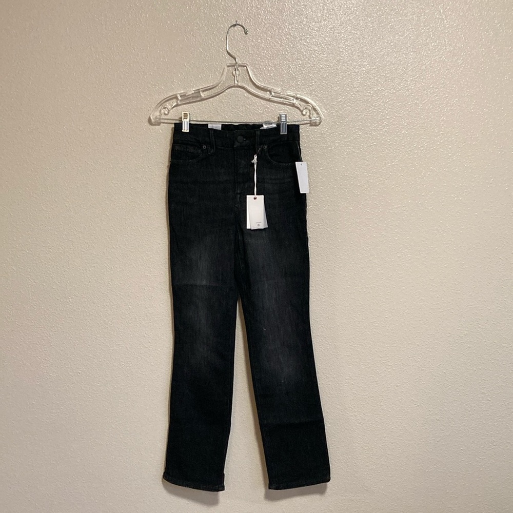 Good American Good Legs Straight Jeans (Size 00/24)